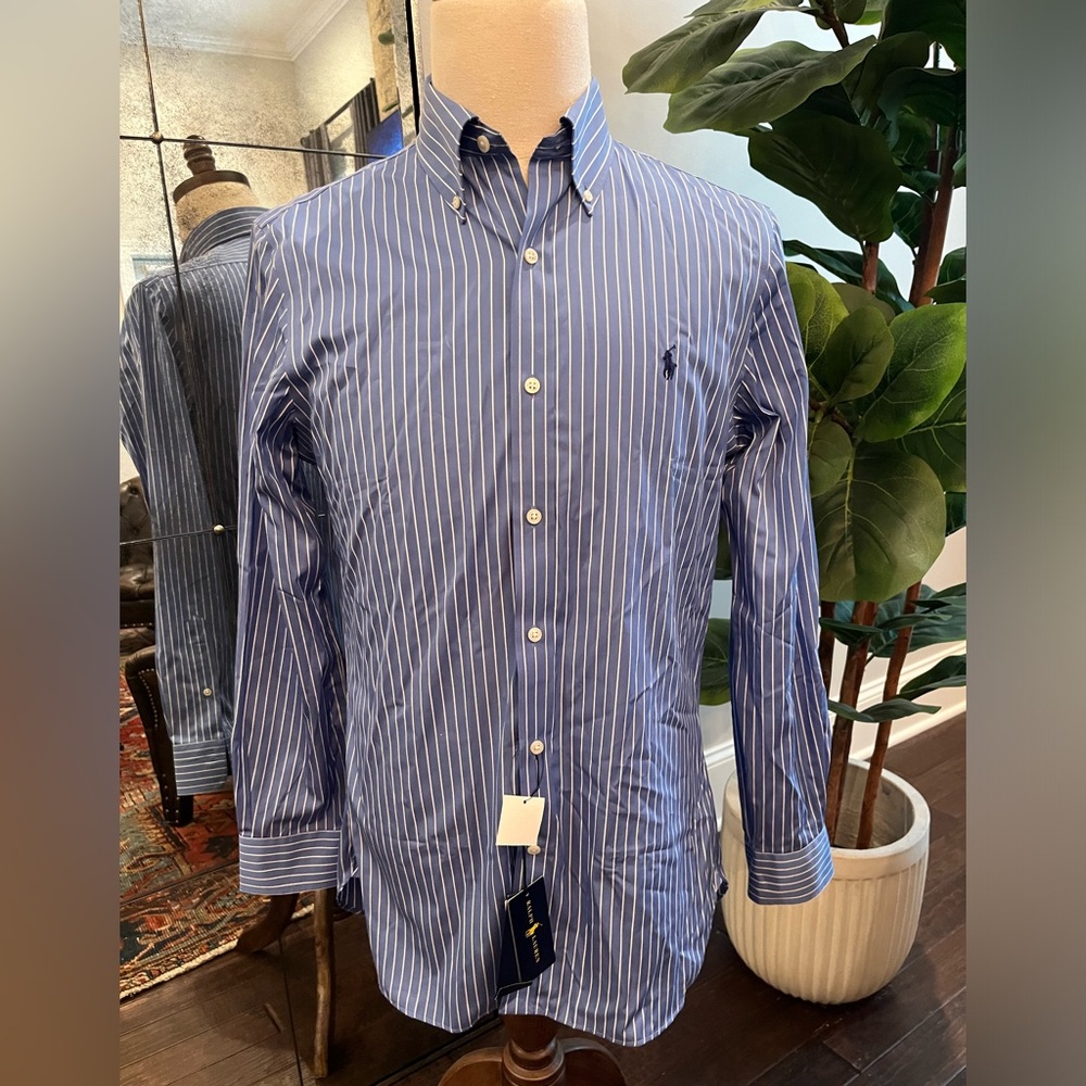 Ralph Lauren Striped Button Down NWT